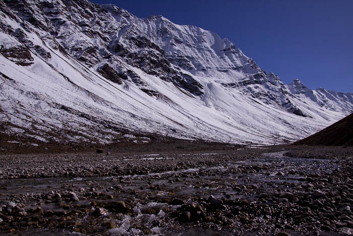 Upper Lalanti traverse , Enroute Charang - La