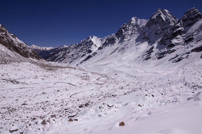 The Charang La traverse