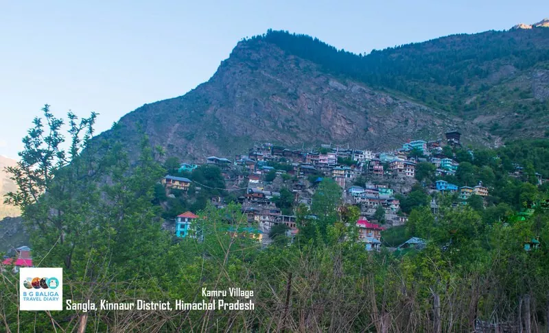 Kamru village, Baspa valley,Kinnaur
