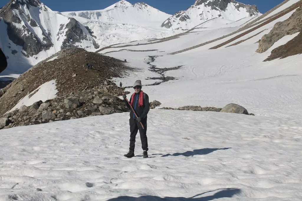 Baspa Glacier , Lamkhaga pass