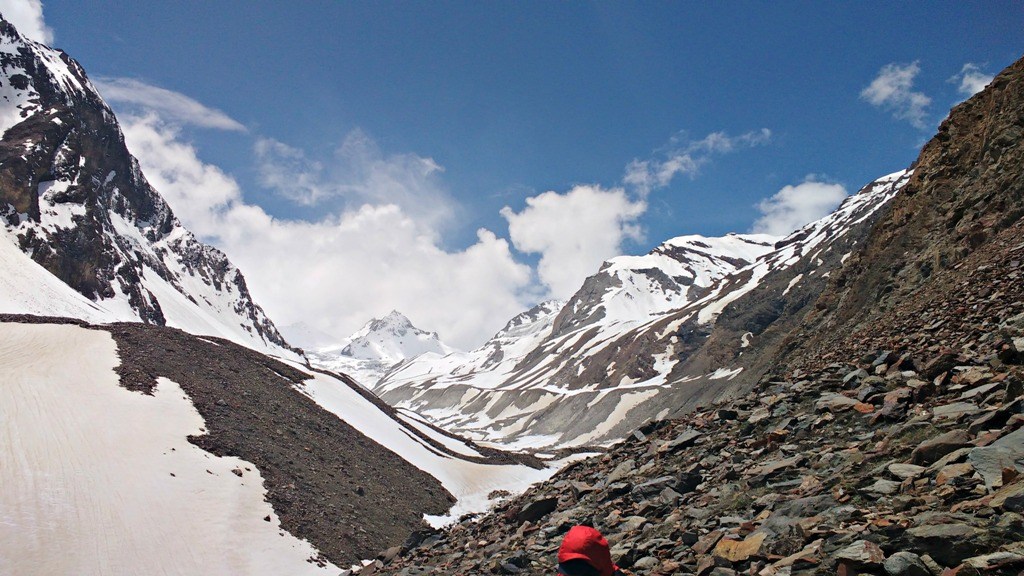 en route pass base camp - Lamkhaga pass trek