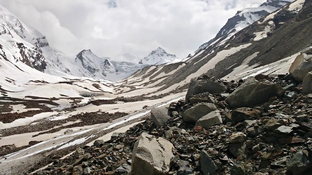 En route pass base camp - Lamkhaga pass trek