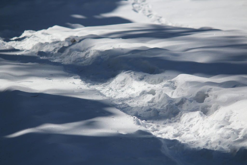 Snowy trails to Charang village of Kinnaur