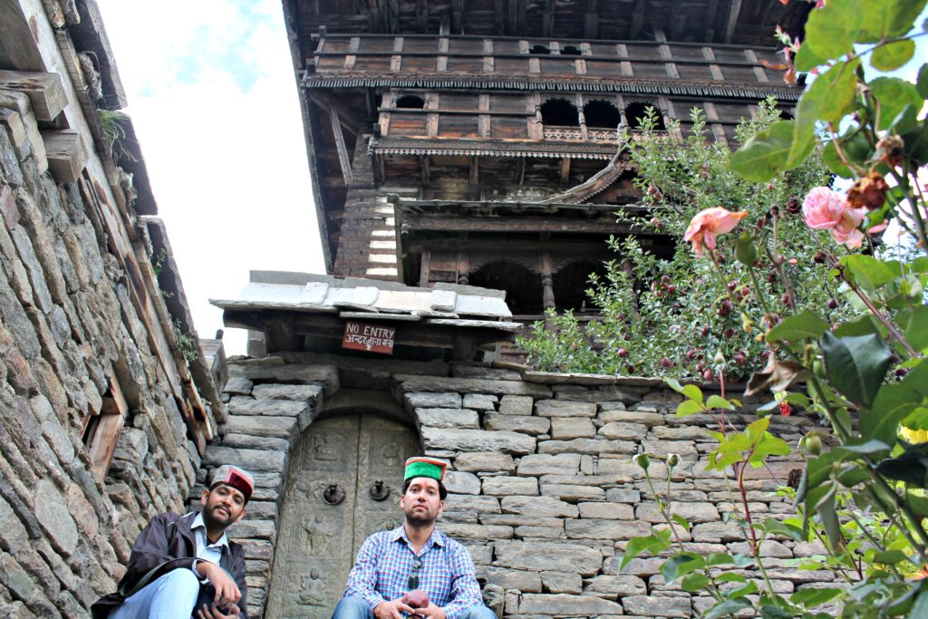 Inside Kamru fort complex , Baspa valley , Kinnaur