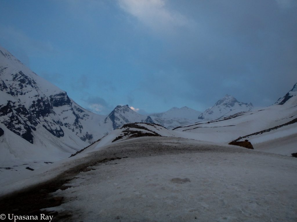 View from the pass base camp [Lamkhaga pass May 2018]