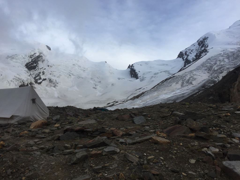 Advance base camp before the Auden's col[Three passes trek : Audens-Mayali-Patangini Dhar]