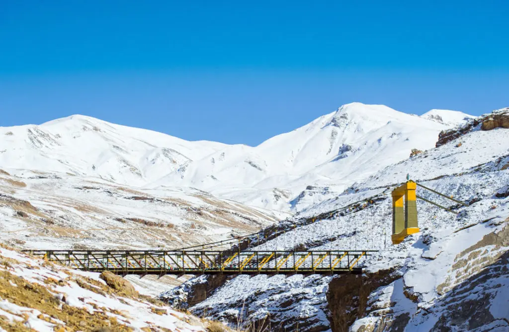 Chichim bridge during winters 