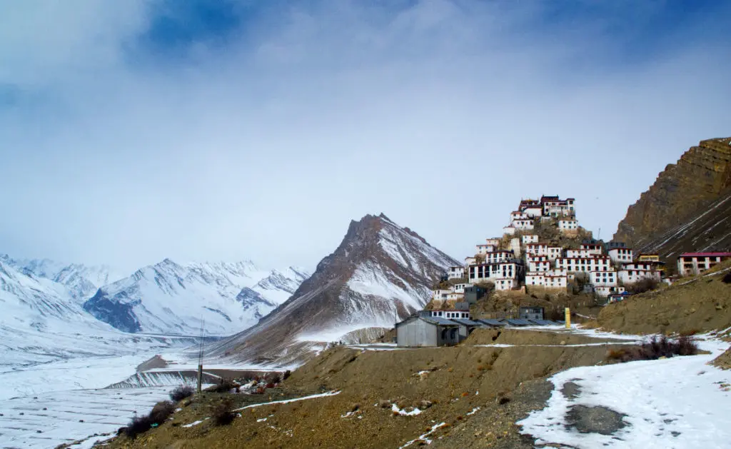 Kye or Ki Monastery Landscape