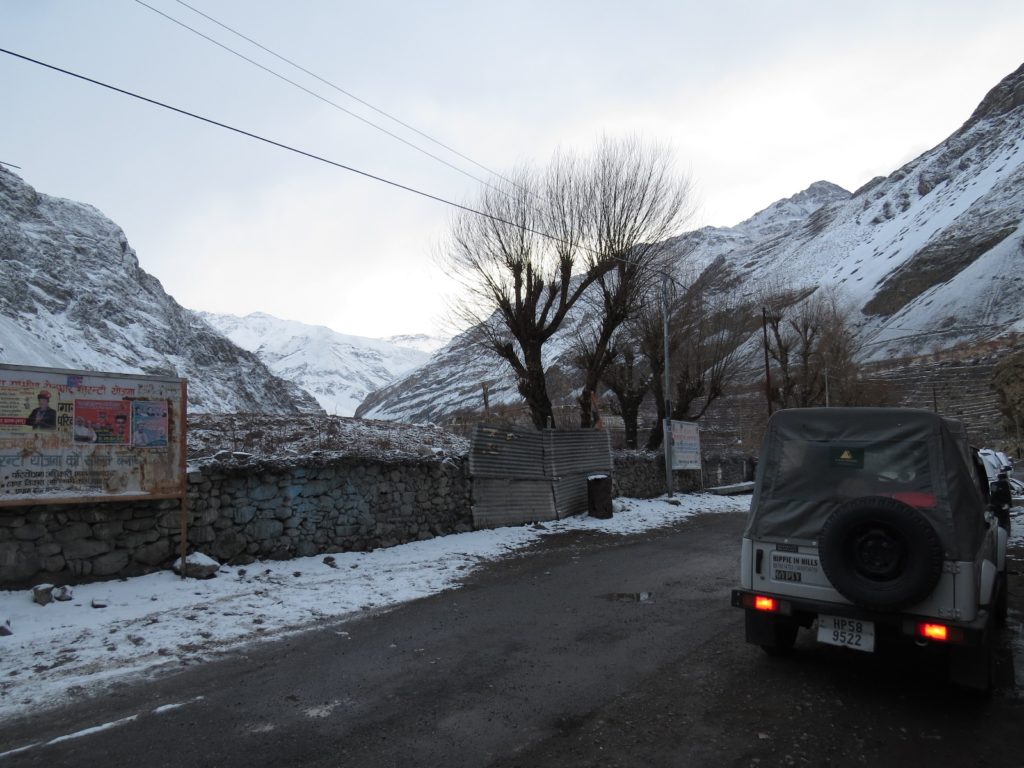 Hangrang valley Kinnaur layered in Snow