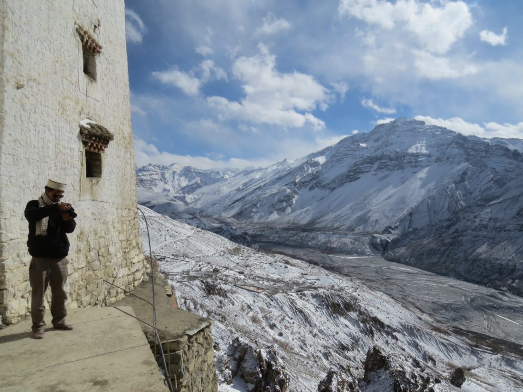 View from Dhankar monastery | Spiti snow leopard trail