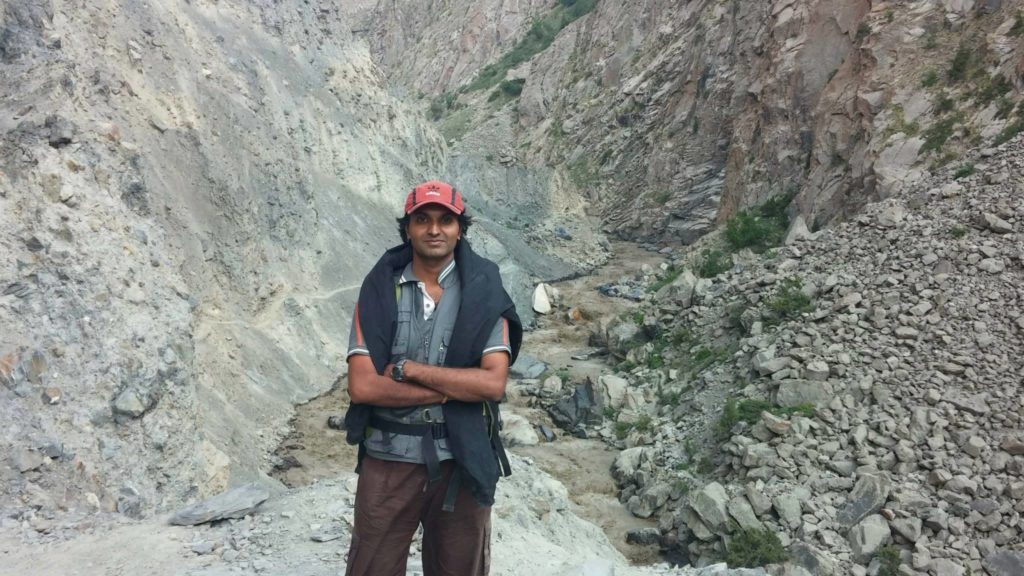 Enroute Shurthing. About to start the Parikrama and enter the narrow channel over river Tidong