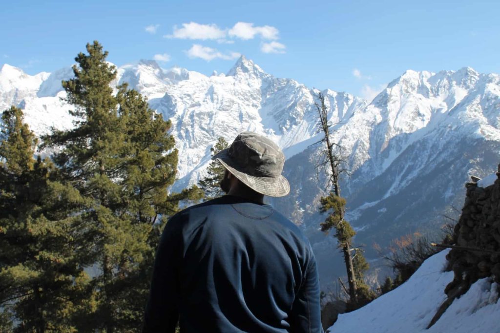 Chaka meadows hike, Kalpa | Winter in Kinnaur
