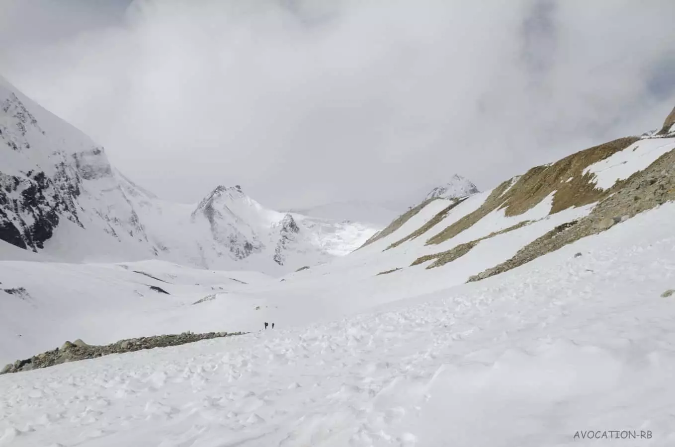 Lamkhaga advance basecamp site