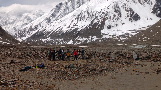 Baspa river trek- Baspa glacier