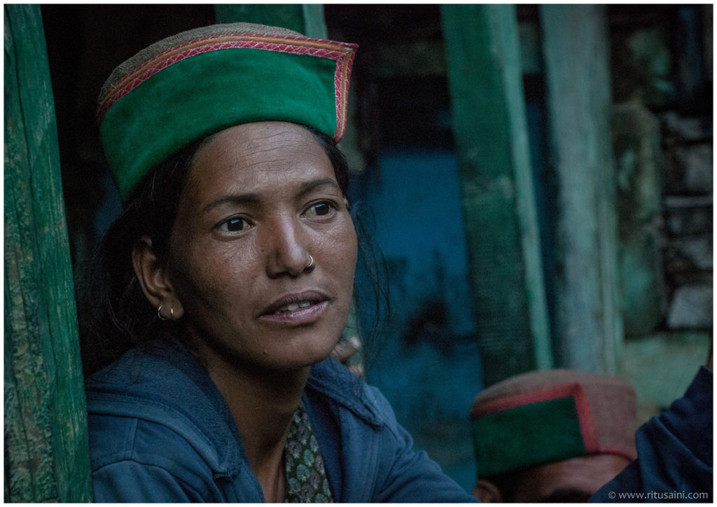 Portrait of Kinnauri Lady