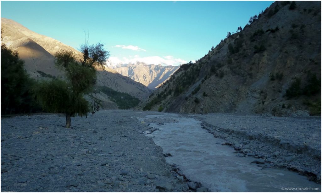 Ropa stream, a tributary of Satluj 