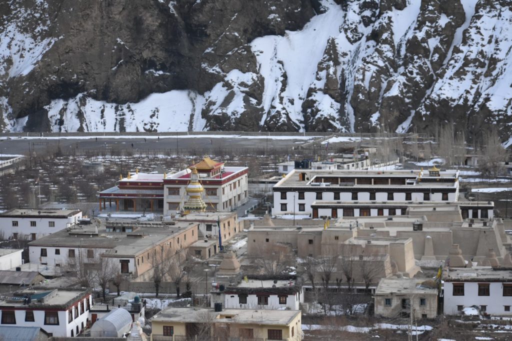 Vantage view of Tabo monastery