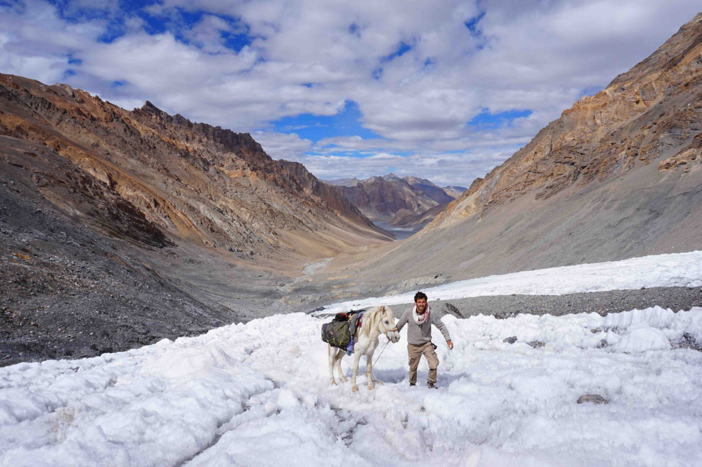 Climbing Parang-La pass