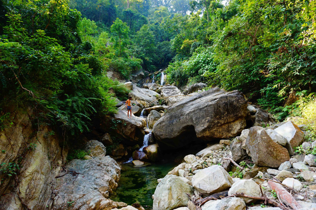 Natural pools in Nepal