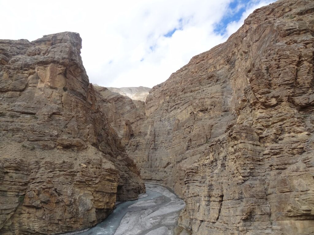 Deep Rong Nala canyon of Spiti valley
