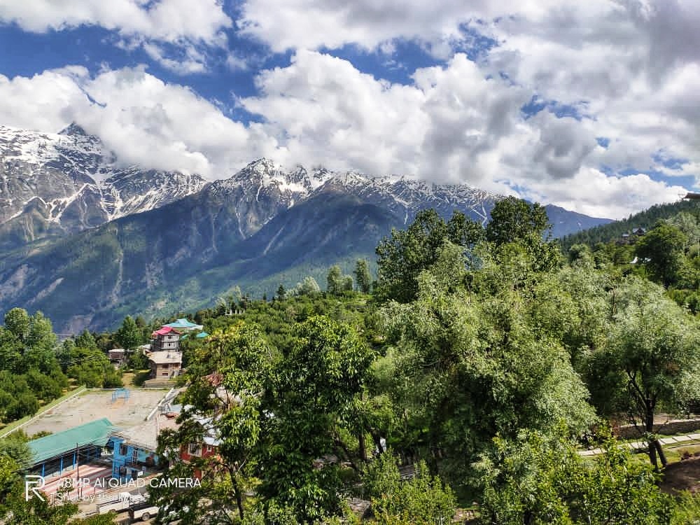 Raldang peak shrouded by the clouds
