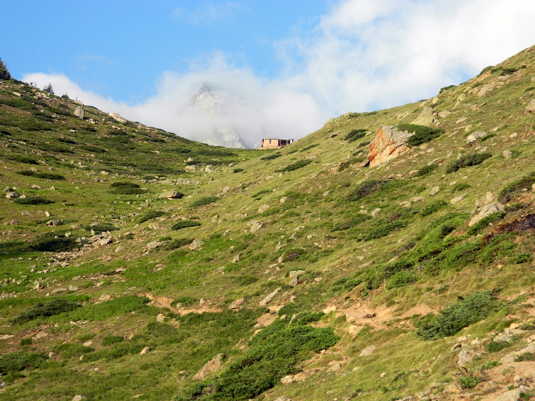 Sarai (shelter) building & surrounding meadows