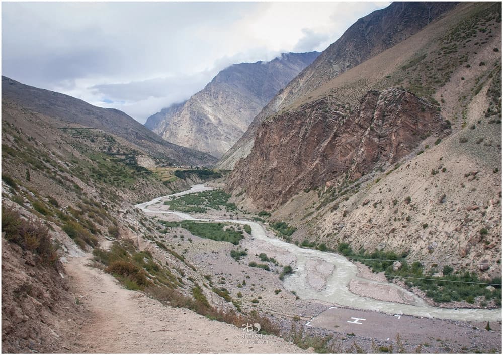 Charang village landscape