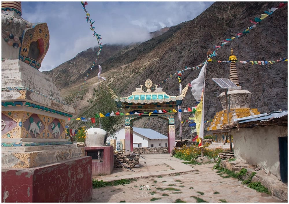 Charang monastery entrance