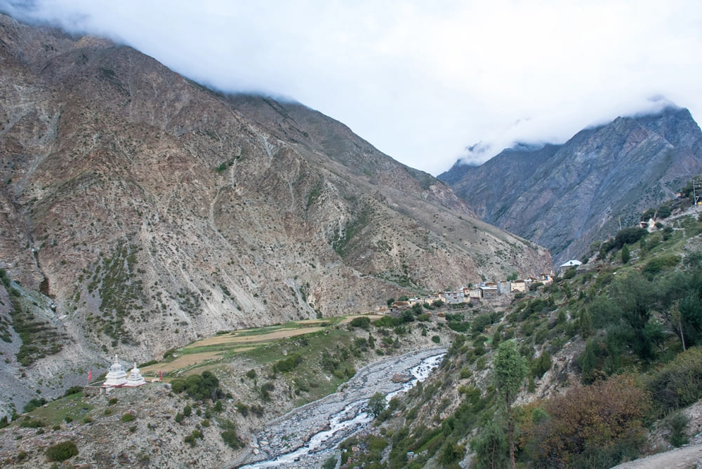 Charang village of Tidong valley in Kinnaur