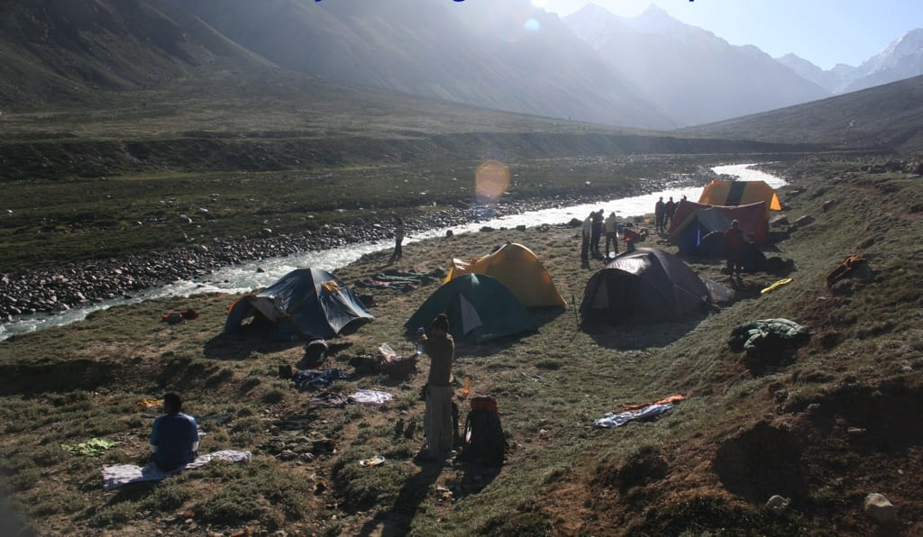 Early morning at Dumti camp