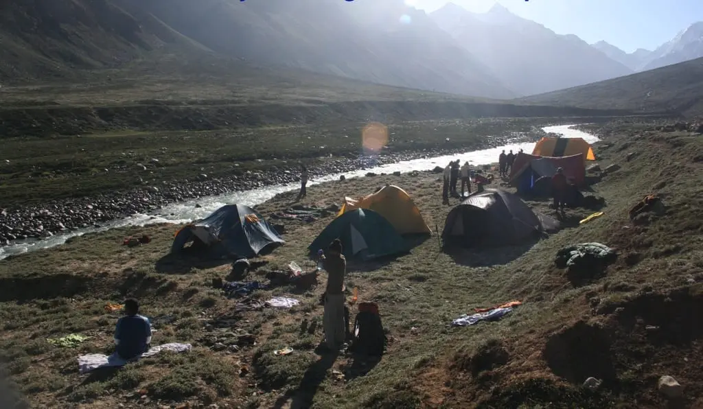 Early morning at Dumti camp