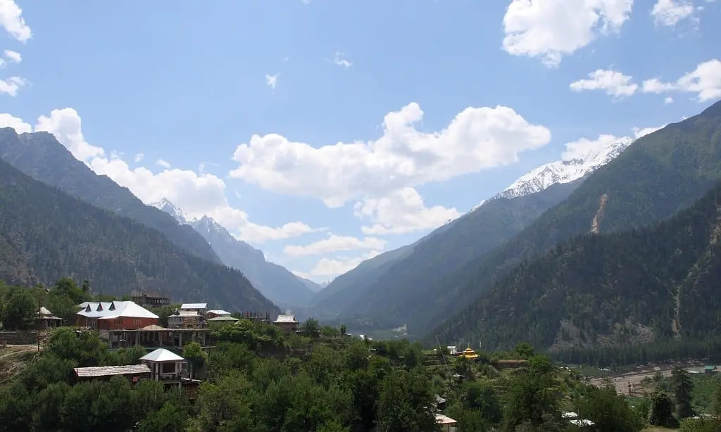 View of sangla town