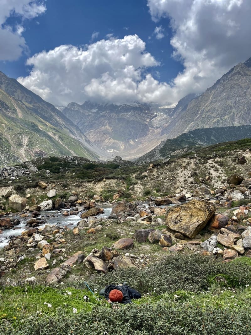 A tributary stream of Bhilangana river