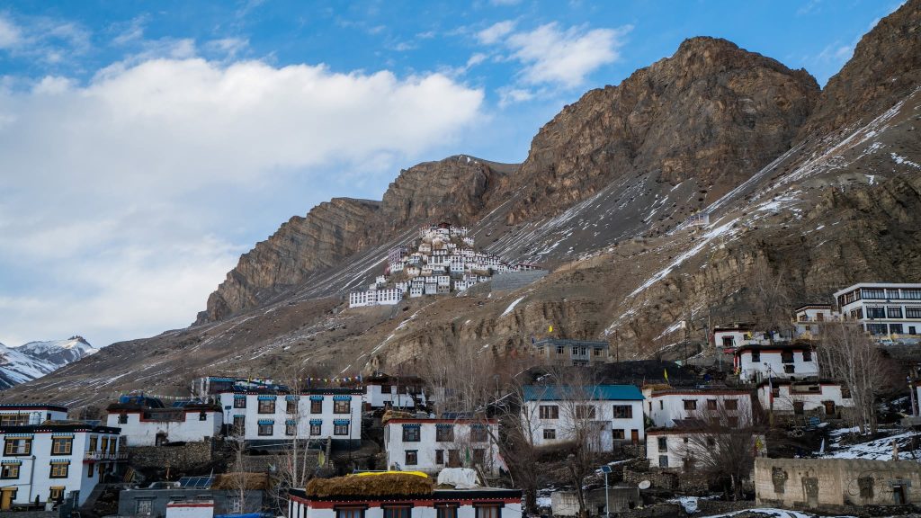 Key monastery as seen from Key village