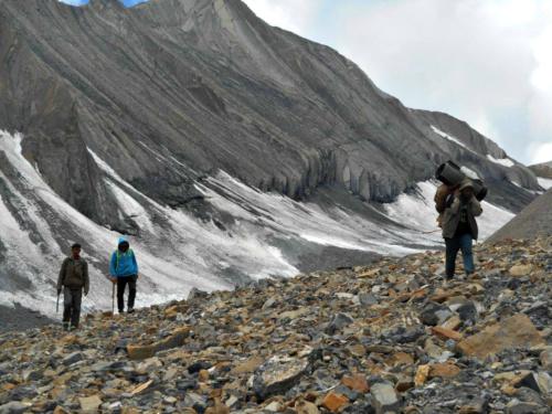 Approching Ensa Sumdo. Larsa we trek