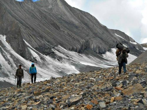 Approching Ensa Sumdo. Larsa we trek