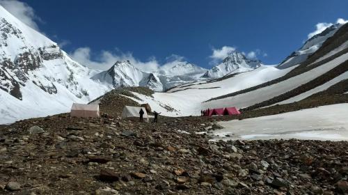 Camping near Base camp. Lamkhaga pass trek